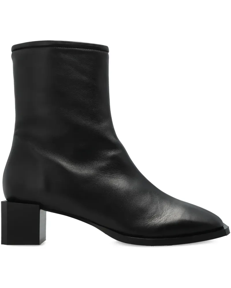 AllSaints Avril Stiefel mit eckigem Absatz - Schwarz Schwarz