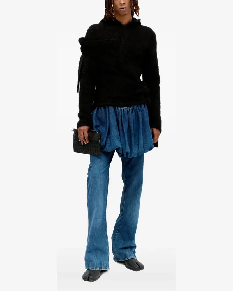 AARON ESH Hoodie aus Mohair - Schwarz Schwarz