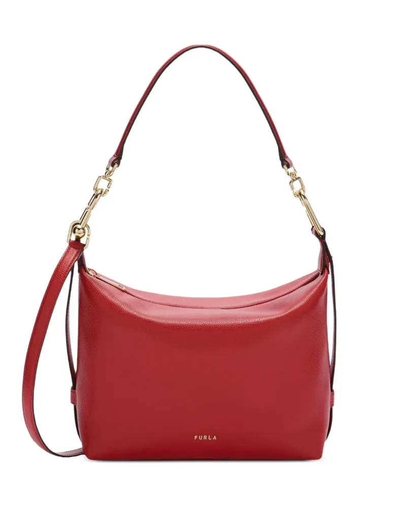 Furla Strukturierte Schultertasche - Rot Rot