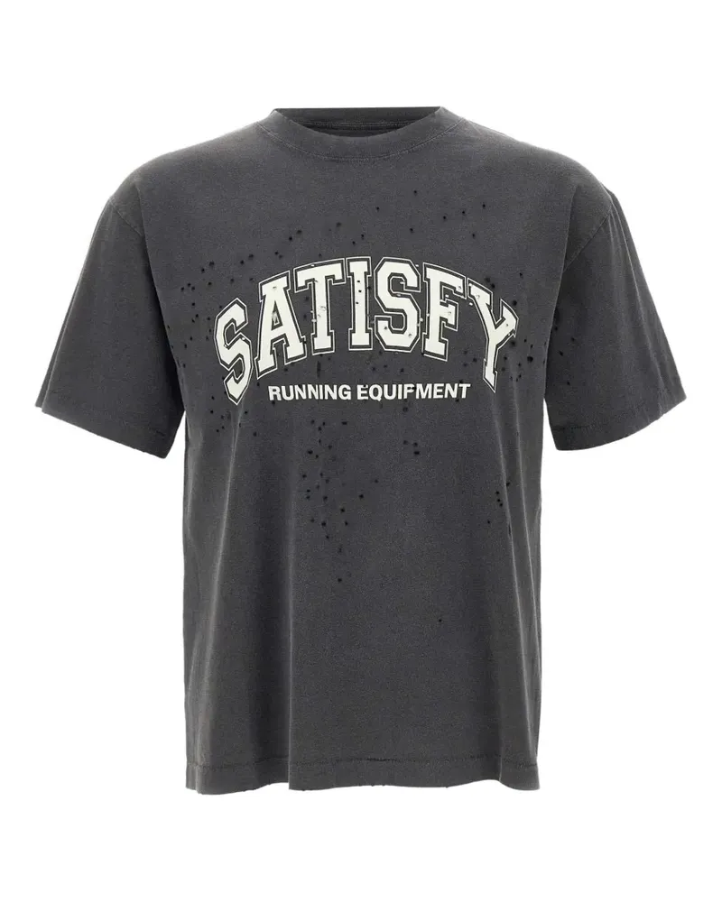 Satisfy cotton T-shirt - Schwarz Schwarz