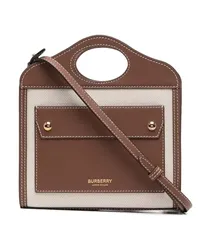 Burberry Tasche mit Logo Braun