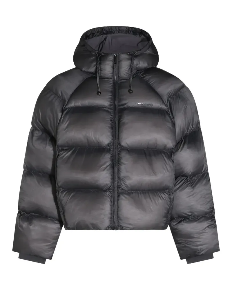Daily Paper Dias hooded puffer jacket - Schwarz Schwarz