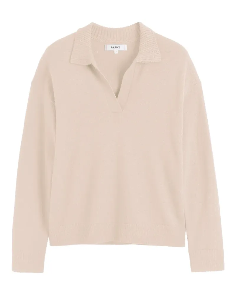 Chinti & Parker polo-collar sweater - Nude Nude