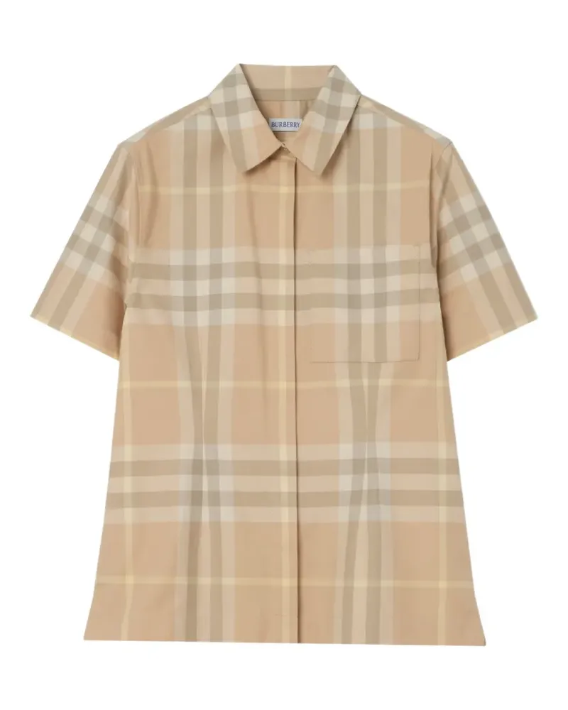 Burberry Hemd aus Baumwolltwill - Nude Nude