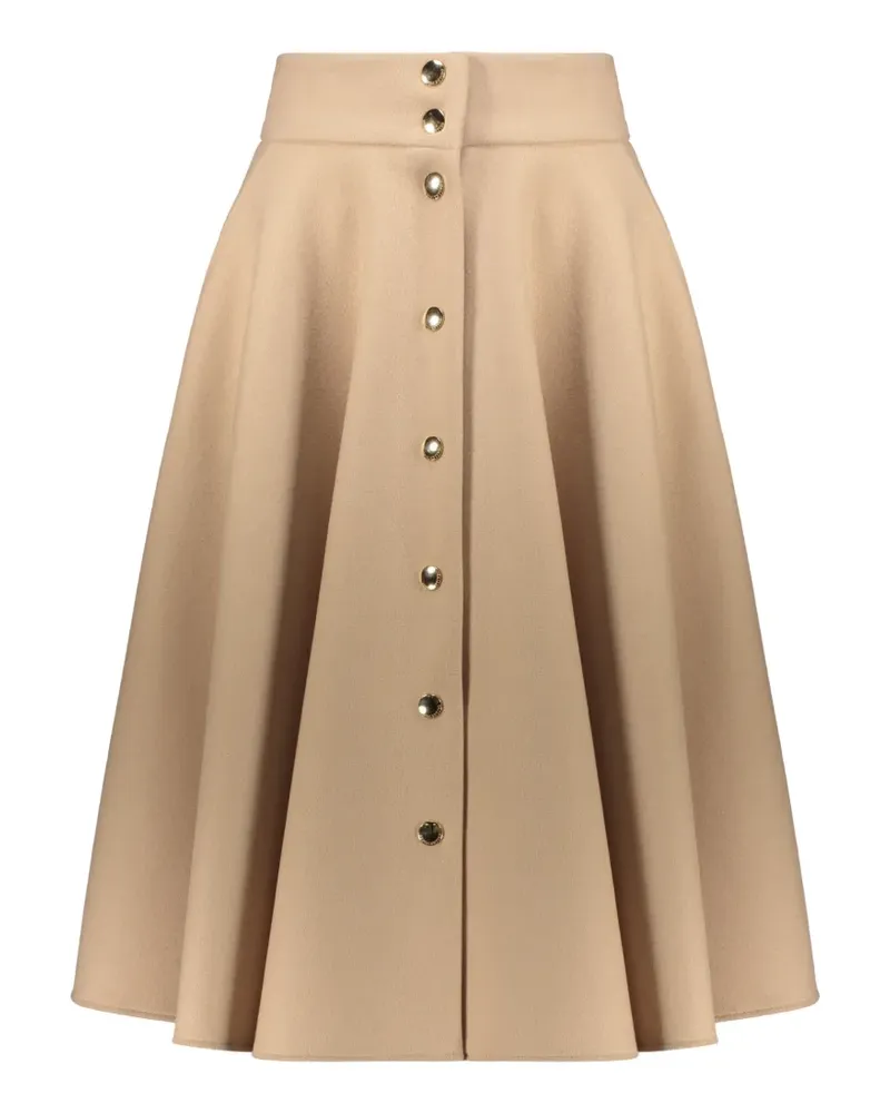 RED Valentino button-up midi skirt - Nude Nude