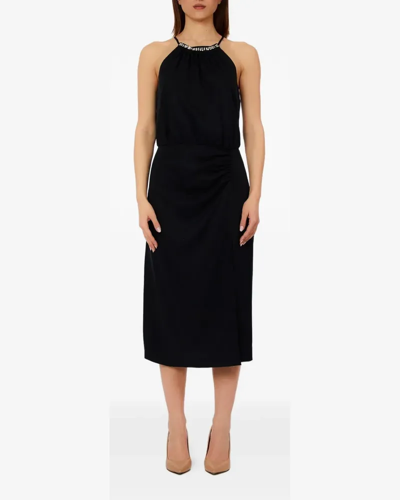 Liu Jo embellished midi dress - Schwarz Schwarz