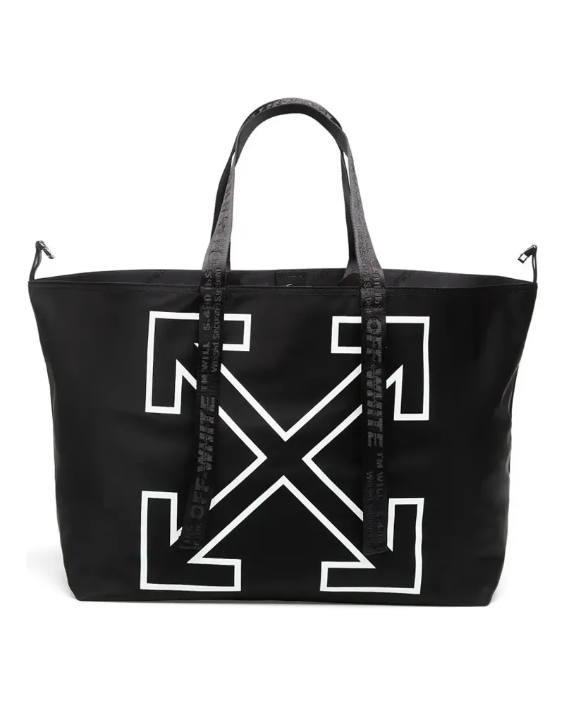 OFF-WHITE graphic tote - Schwarz Schwarz