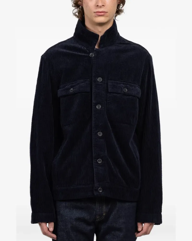 Hannes Roether corduroy shirt - Blau Blau