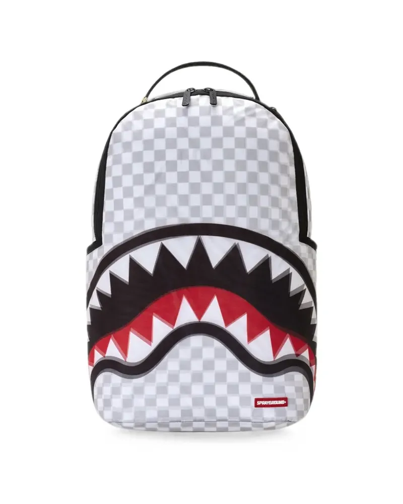 Sprayground Sharks in Paris Rucksack mit 3D-Effekt - Grau Grau