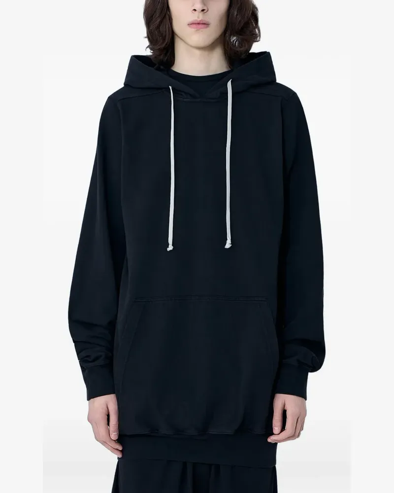 DRKSHDW by Rick Owens drawstring cotton hoodie - Schwarz Schwarz