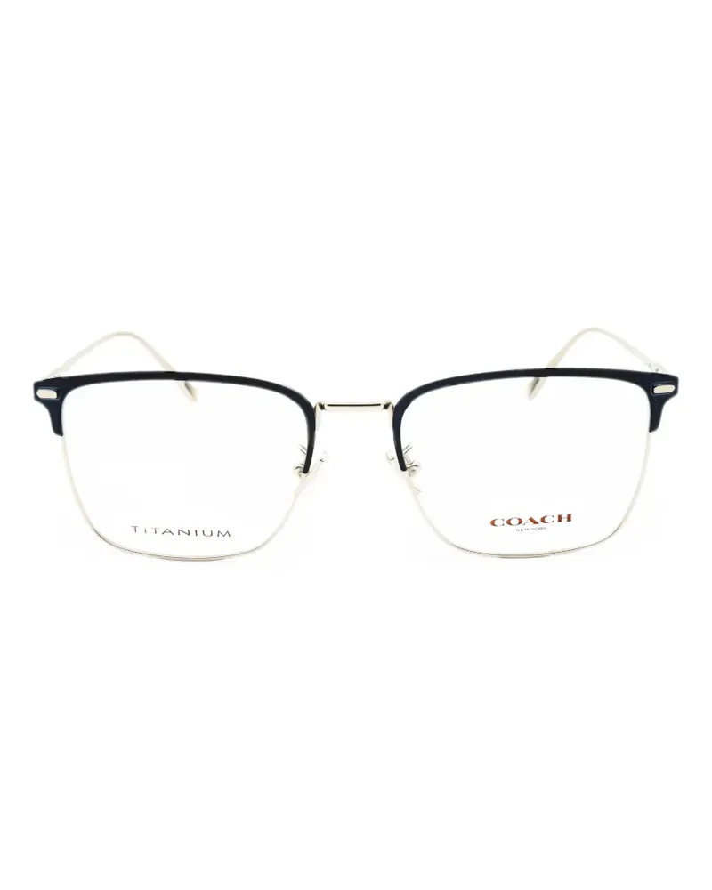 Coach Brille mit Logo - Schwarz Schwarz