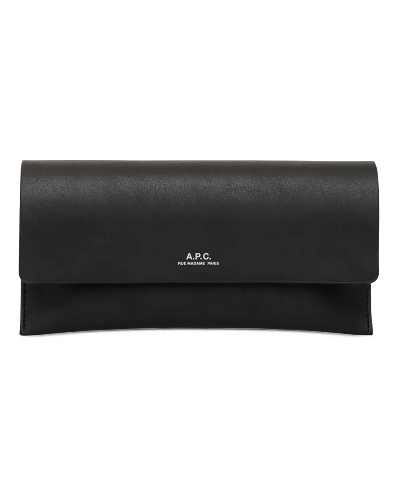 A.P.C. Sonnenbrille mit eckigem Gestell - Braun Braun