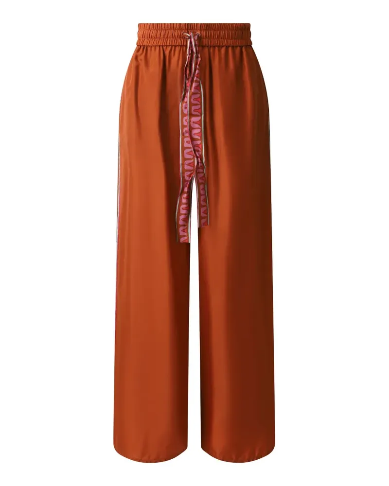 Zimmermann zig zag relaxed trousers - Orange Orange
