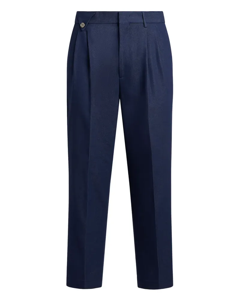 Etro Plissierte Hose - Blau Blau