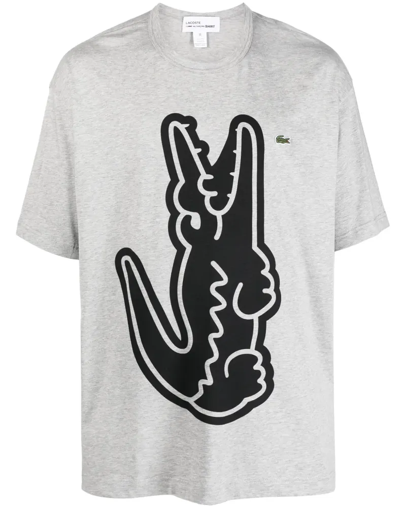Comme des Garçons T-Shirt mit grafischem Print - Grau Grau