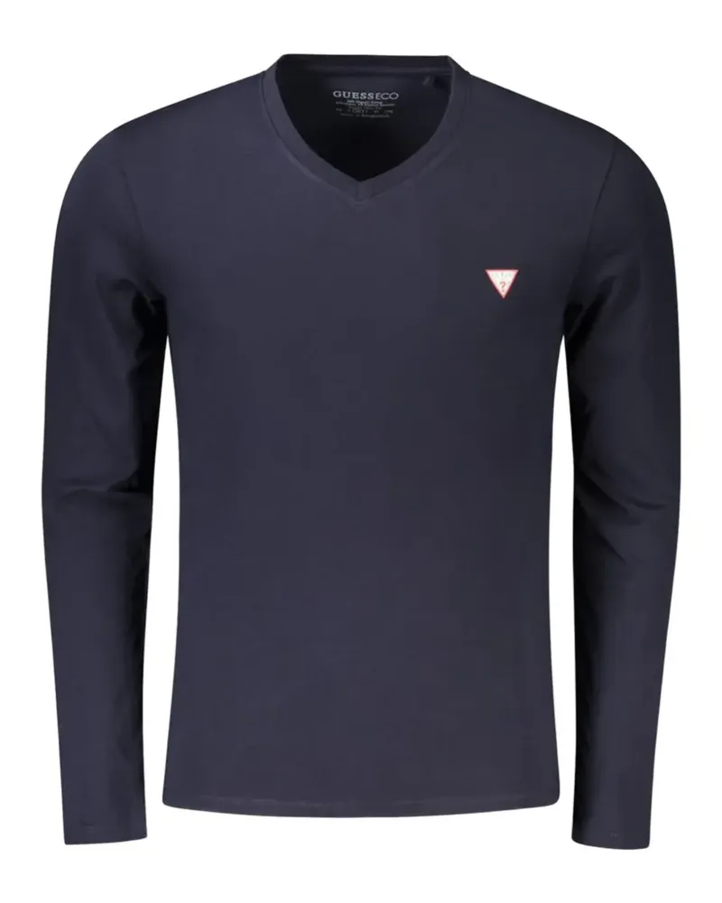 Guess T-Shirt mit Logo-Detail - Blau Blau