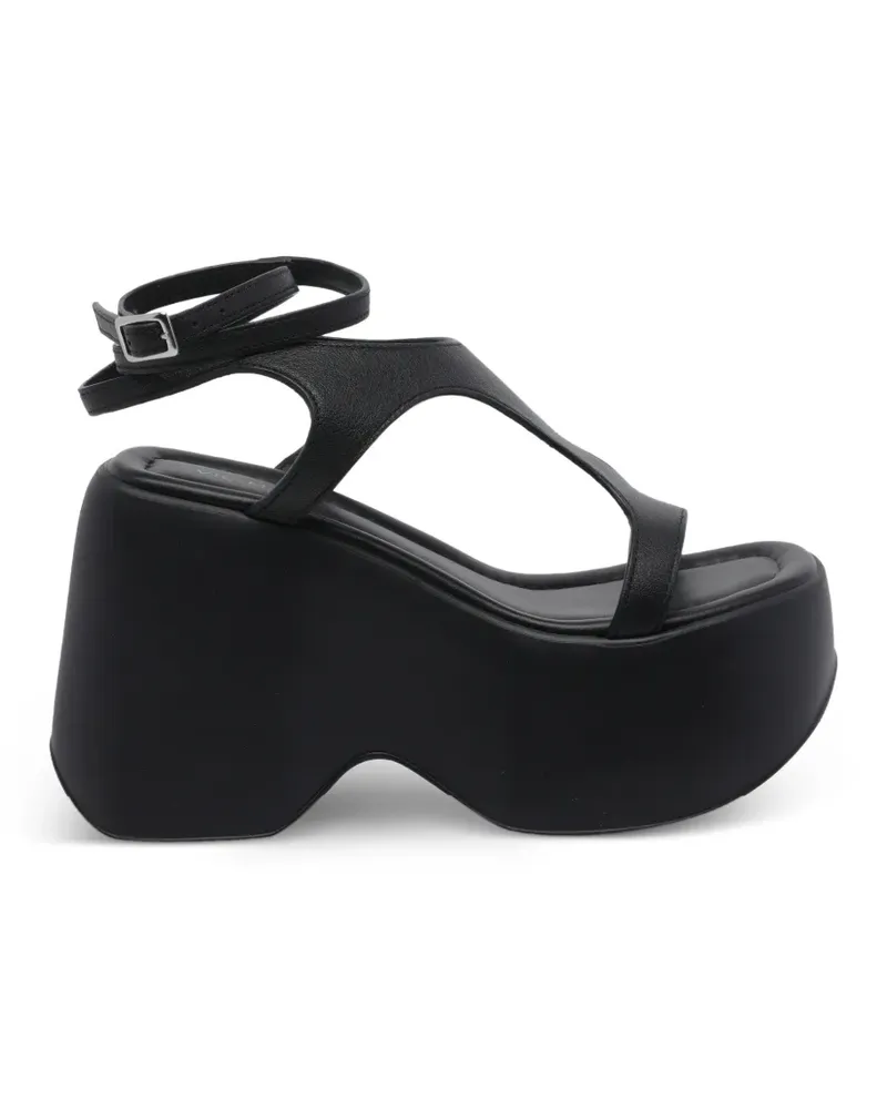 Vic Matié Sandalen mit Schnallenriemen - Schwarz Schwarz