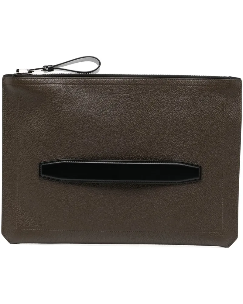 Tom Ford Laptoptasche aus Leder - Braun Braun