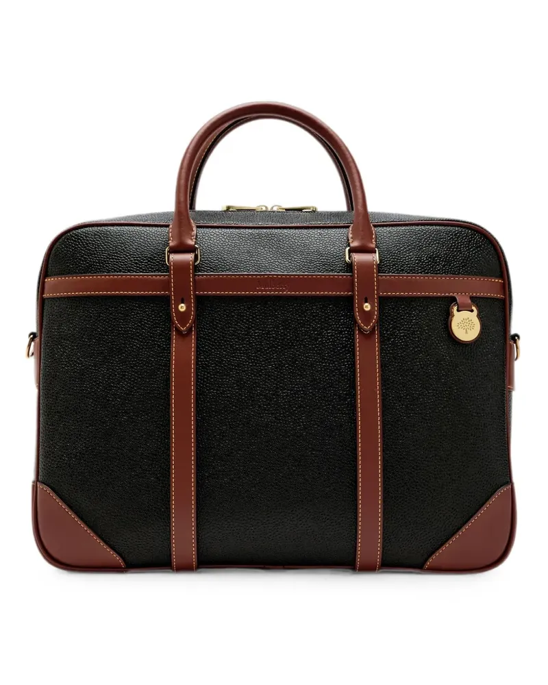 Mulberry grainy-leather briefcase - Schwarz Schwarz