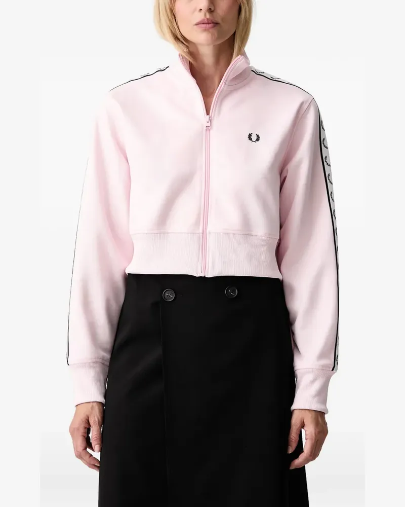 Fred Perry Sweatshirt mit Reißverschluss - Rosa Rosa