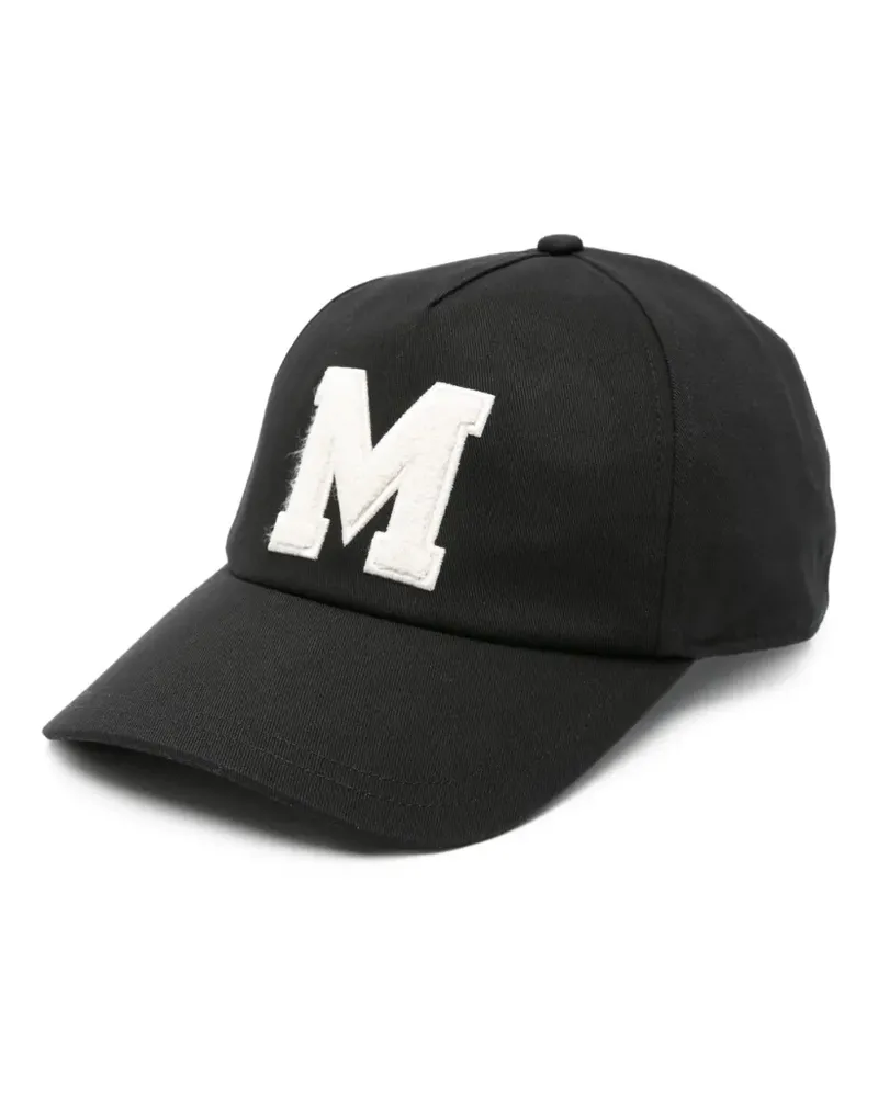 Moncler Baseballkappe mit Logo-Patch - Schwarz Schwarz