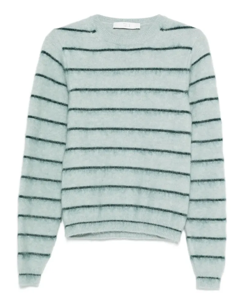 TELA Gestreifter Pullover - Blau Blau