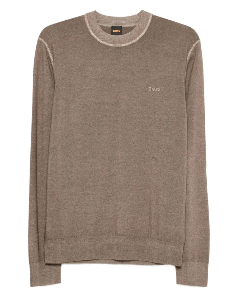 HUGO BOSS Pullover mit rundem Ausschnitt - Grün Grün