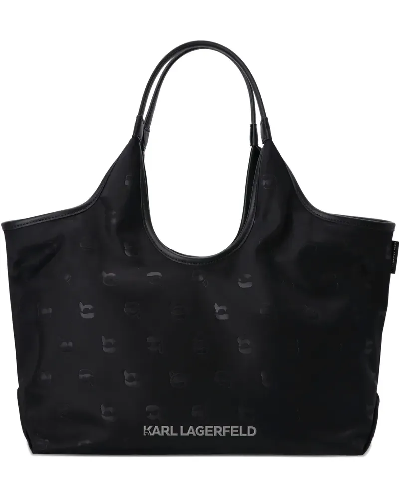 Karl Lagerfeld Ikon' Schultertasche - Schwarz Schwarz