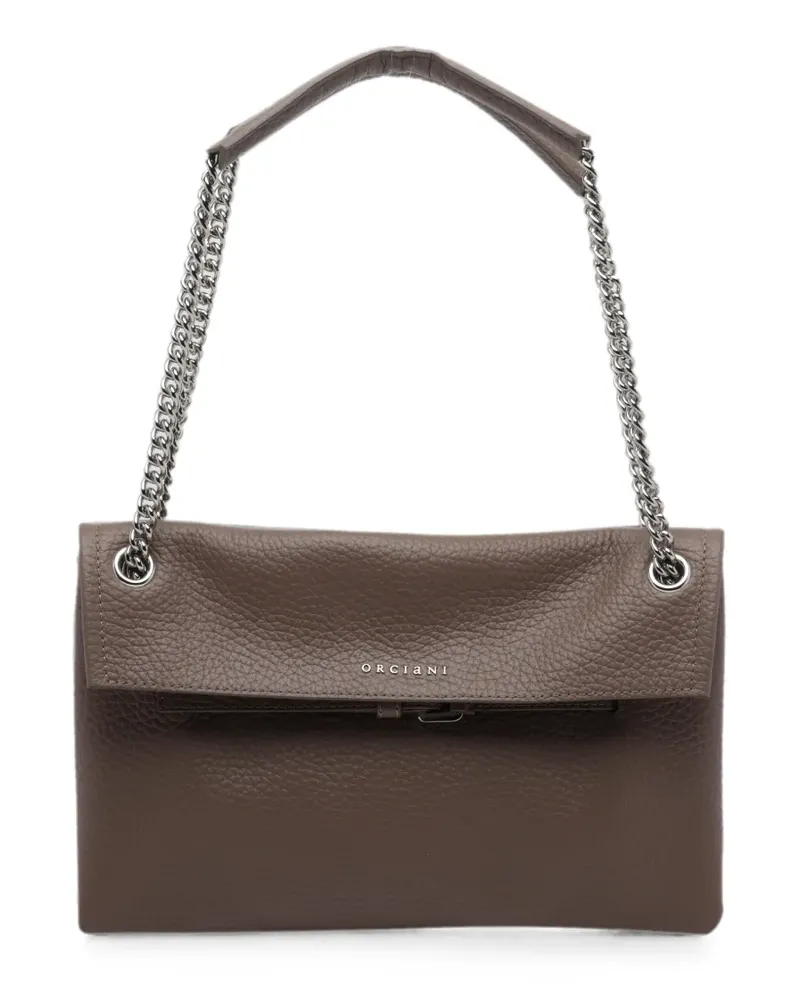 Orciani Kleine Schultertasche - Braun Braun