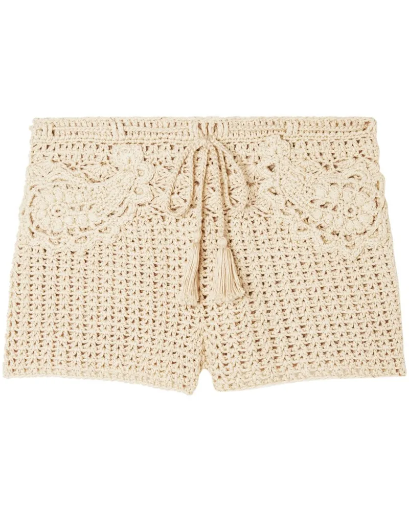 Alanui Conch Shell Shorts Nude