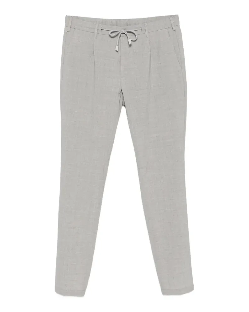 Eleventy drawstring-waistband trousers - Grau Grau