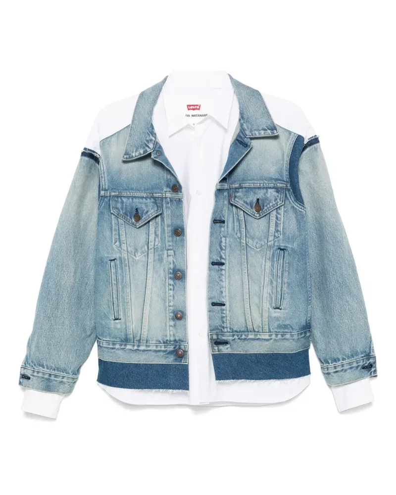 Junya Watanabe x Levi Jacke mit Einsätzen - Blau Blau