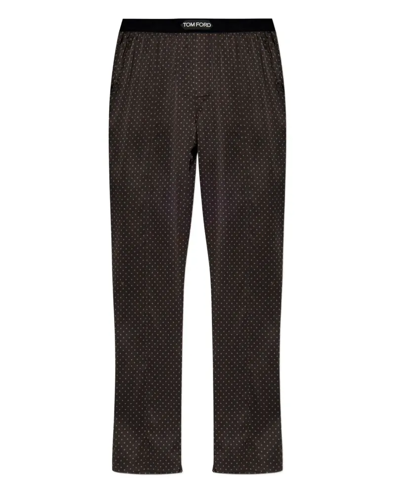 Tom Ford polka-dot pattern pyjama pants - Braun Braun