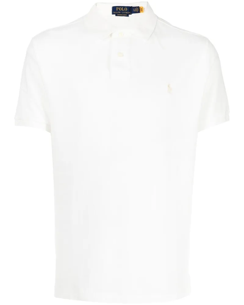 Ralph Lauren Poloshirt mit Logo-Stickerei - Weiß Weiß