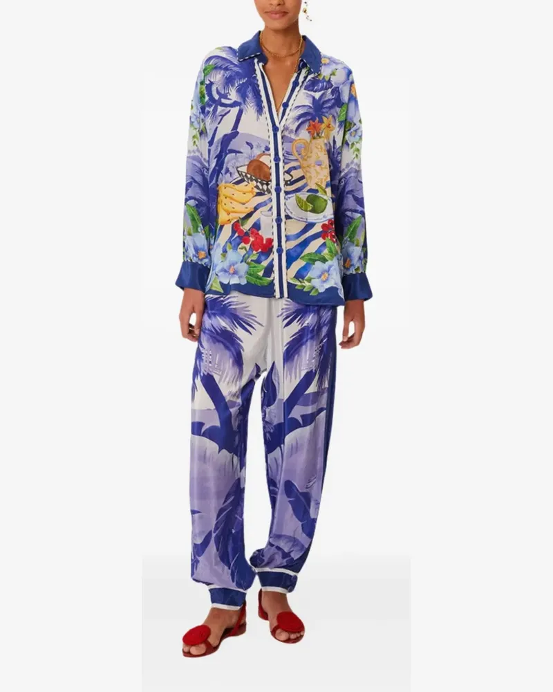 FARM Rio Fresh Table Pyjama-Hose - Violett Violett