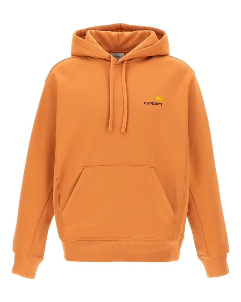 Carhartt WIP American Script Hoodie - Orange Orange