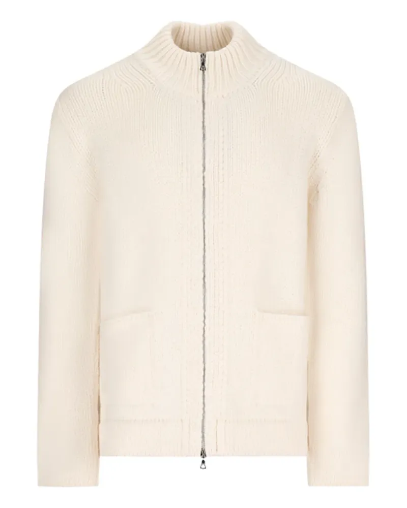 Fabrizio del Carlo Cardigan mit aufgesetzter Tasche - Nude Nude