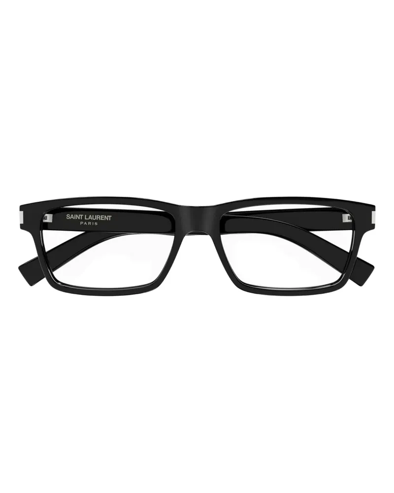Saint Laurent Brille mit eckigem Gestell - Schwarz Schwarz
