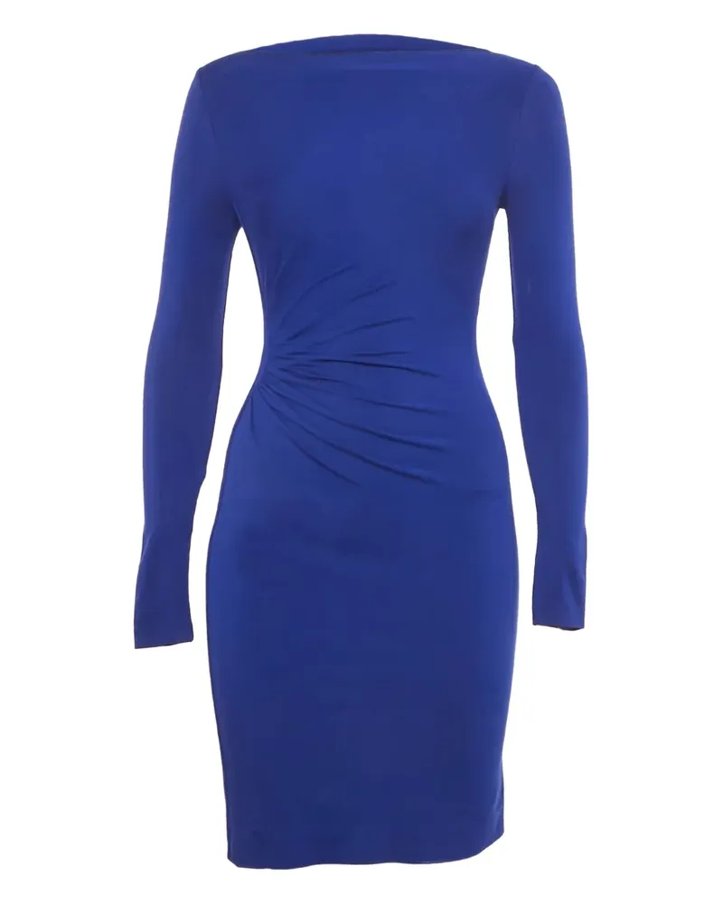 Diane von Furstenberg Minikleid mit Falten - Blau Blau