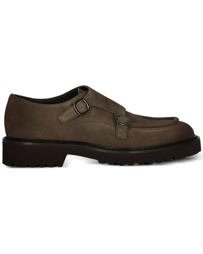Doucal´s Monk-Schuhe aus Wildleder - Braun Braun