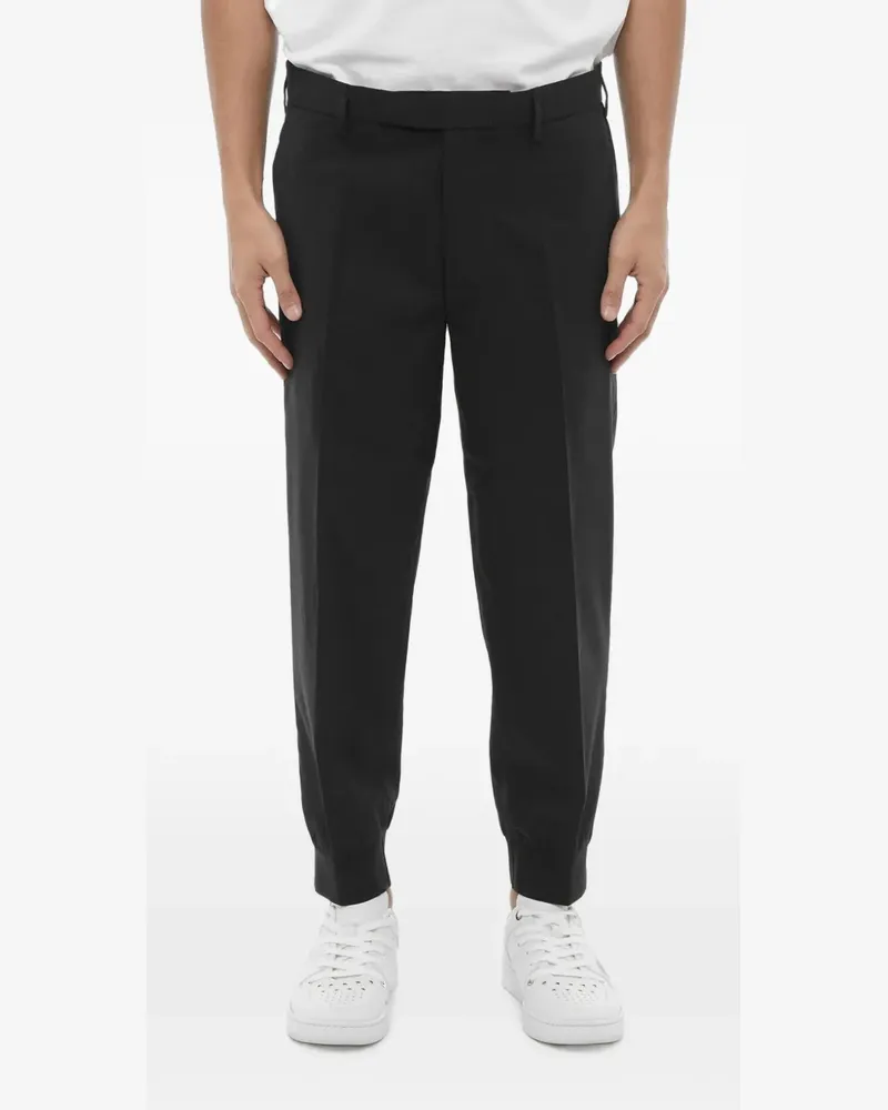 Neil Barrett cuffed-hem tailored trousers - Blau Blau