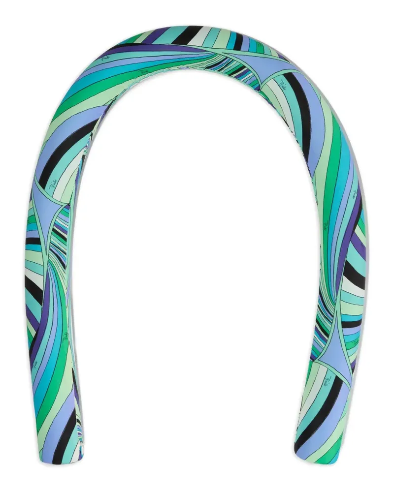 Emilio Pucci Poolnudel mit Iride-Print - Blau Blau