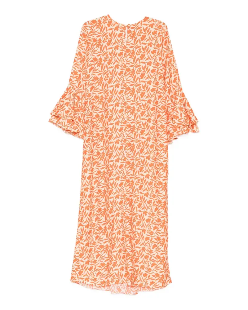 Bambah ruffled dress - Orange Orange