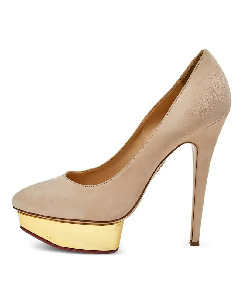 Charlotte Olympia Dolly platform pumps - Nude Nude