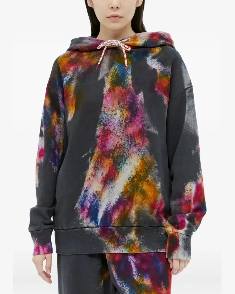 Aries Hoodie mit Kordelzug - Grau Grau