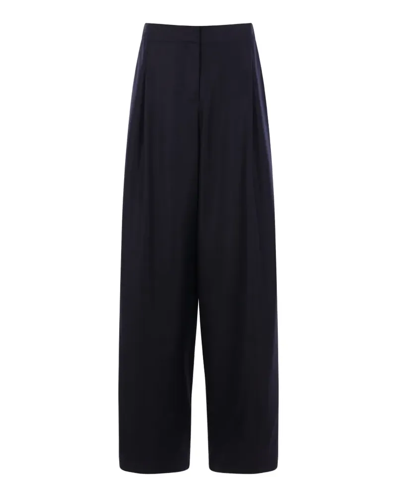Dušan elasticated-waist palazzo pants - Blau Blau