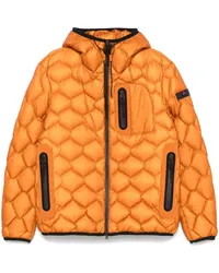 Peuterey Steppjacke mit geometrischer Steppung Orange