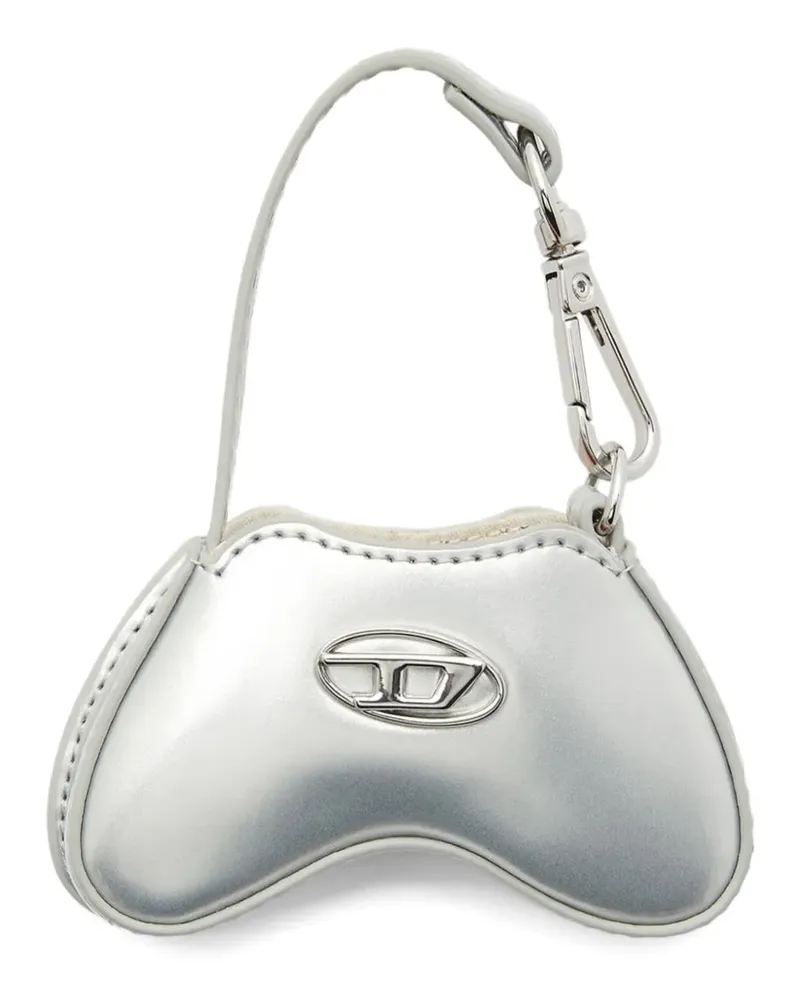 Diesel play charms keyring - Silber Silber