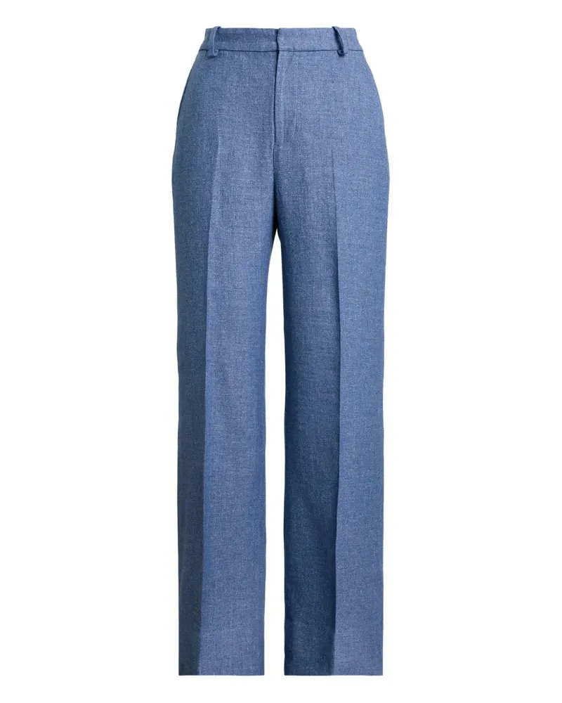 Ralph Lauren Hose mit hohem Bund - Blau Blau