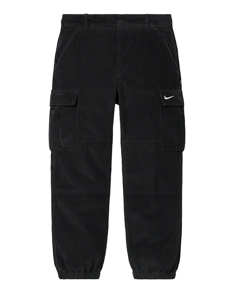 Supreme Being Arc Cargohose aus Cord - Schwarz Schwarz